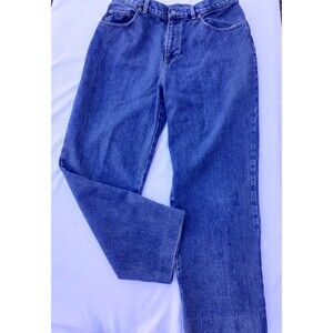 Vintage Polo Ralph Lauren Womens 14W Medium Wash Straight Blue Jeans 27 Inseam
